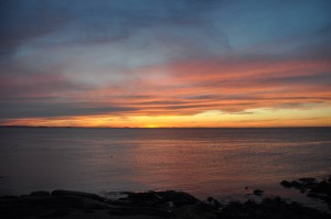 Creative Gloucester sunset on the water