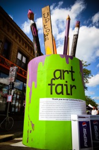 Figure 7.2. A church art fair can raise funds for the arts budget, offer a venue for artists and provide a service to the congregation. Photo: m01229/flickr/Creative Commons. License information available at https://creativecommons.org/licenses/by/2.0.
